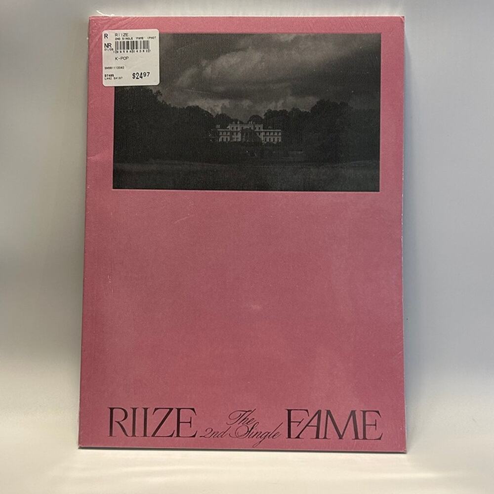 CD Riize Fame 2nd Single (Photobook ver) Pink K-Pop SEALED Rage-style hip-hop